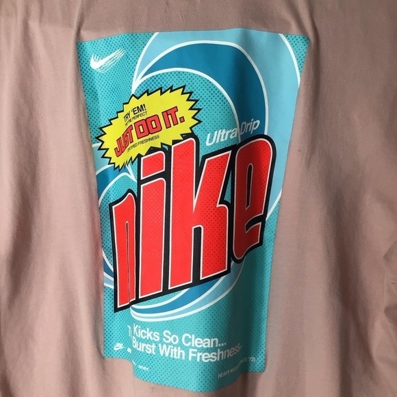 Nike Tshirt top women medium retro pink - Picture 6 of 8
